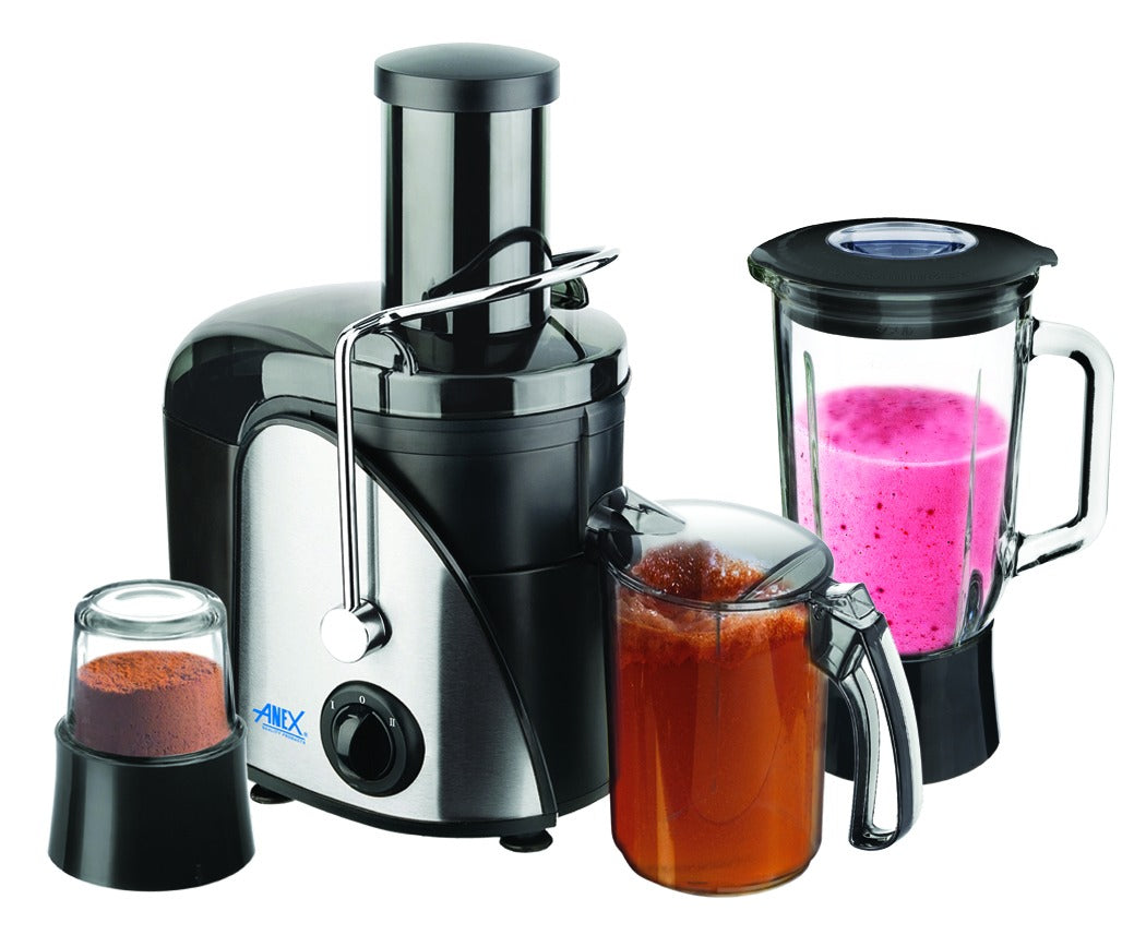Anex AG-181 Deluxe Juicer Blender & Grinder With Official Warranty