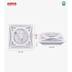 Sogo JPN-777 Ceiling Box Fan