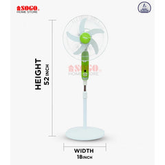 Sogo JPN-626 Dc (12v) Solar Floor Fan