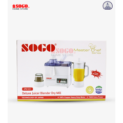 Sogo JPN-522 Deluxe 3 in 1 Juicer Blender And Dry Mill