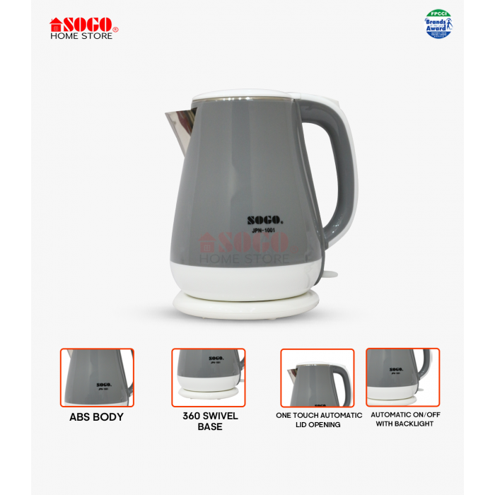 SogoJPN-1001 Electric Kettle 1.5Liter