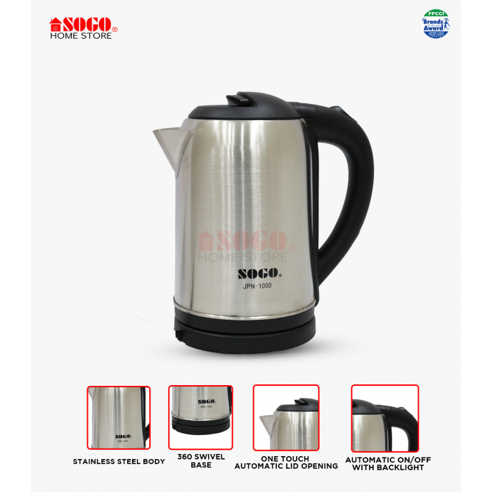 Sogo JPN-1000 Electric Kettle 1Liter
