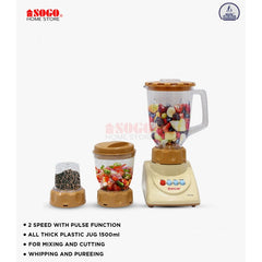 Sogo JPN-508 Juicer Blender And Grinder 3 In1